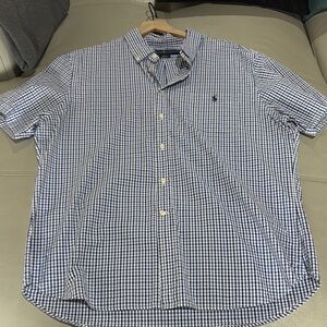 Polo by Ralph Lauren Blue Checkered Men's Shirt